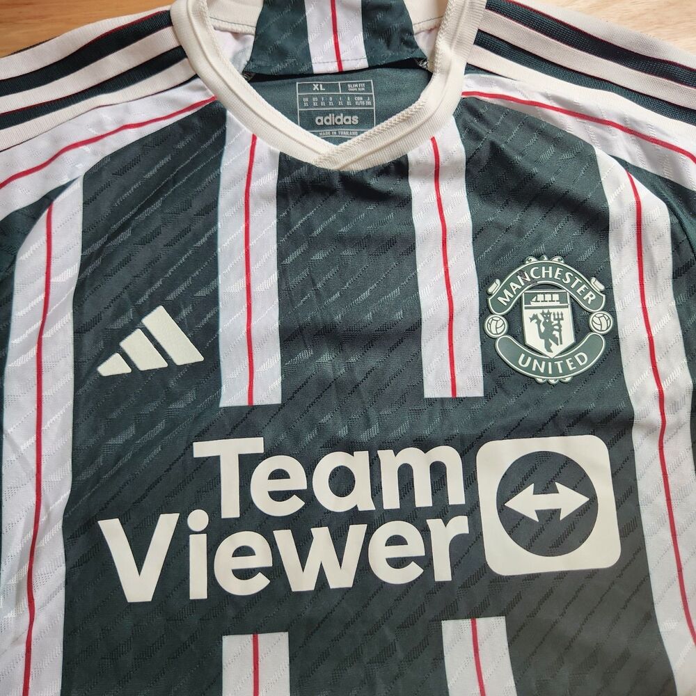 Adidas Manchester United Heat RDY Away Soccer Jersey 2023/24 Size XL Team Viewer